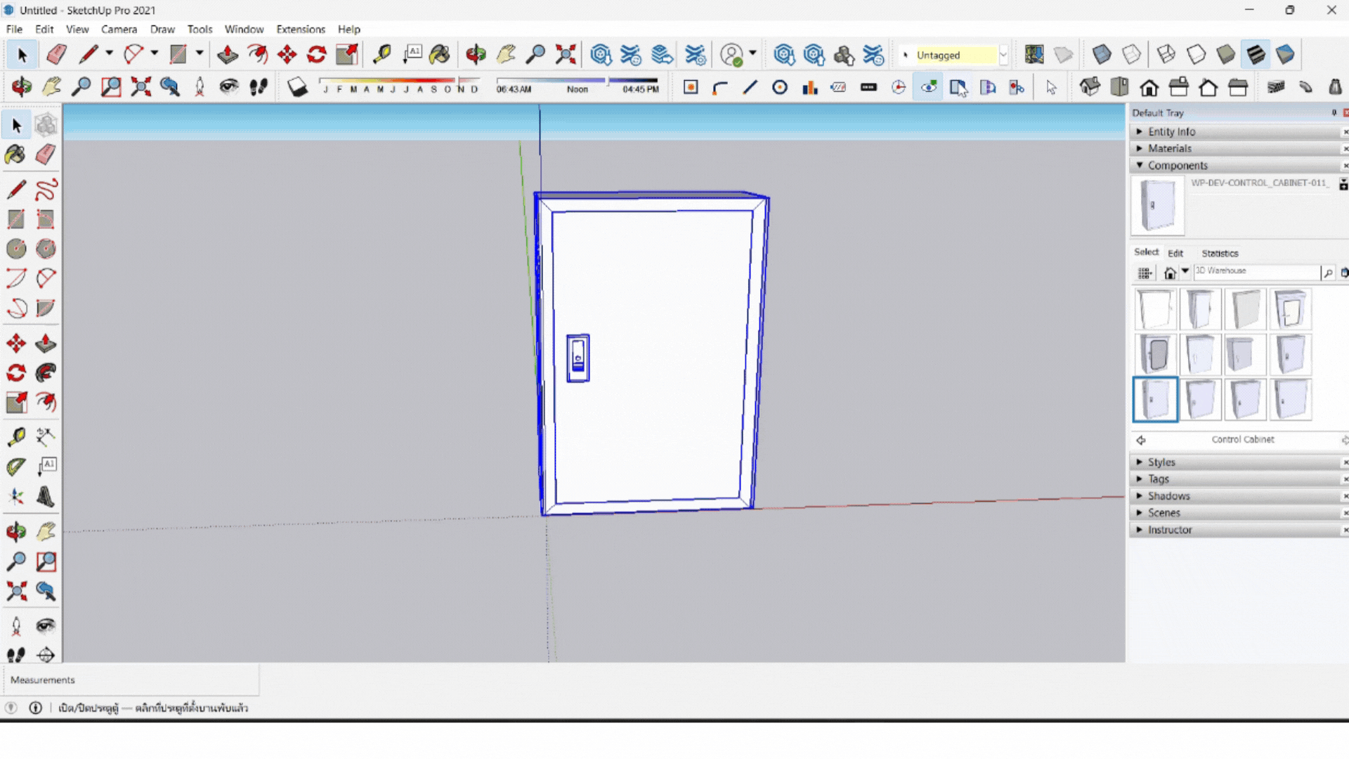 WP Control Panel Suite – ชุดปลั๊กอิน SketchUp ออกแบบตู้คอนโทรล BOQ + เดินสายไฟ 3D - Image 2