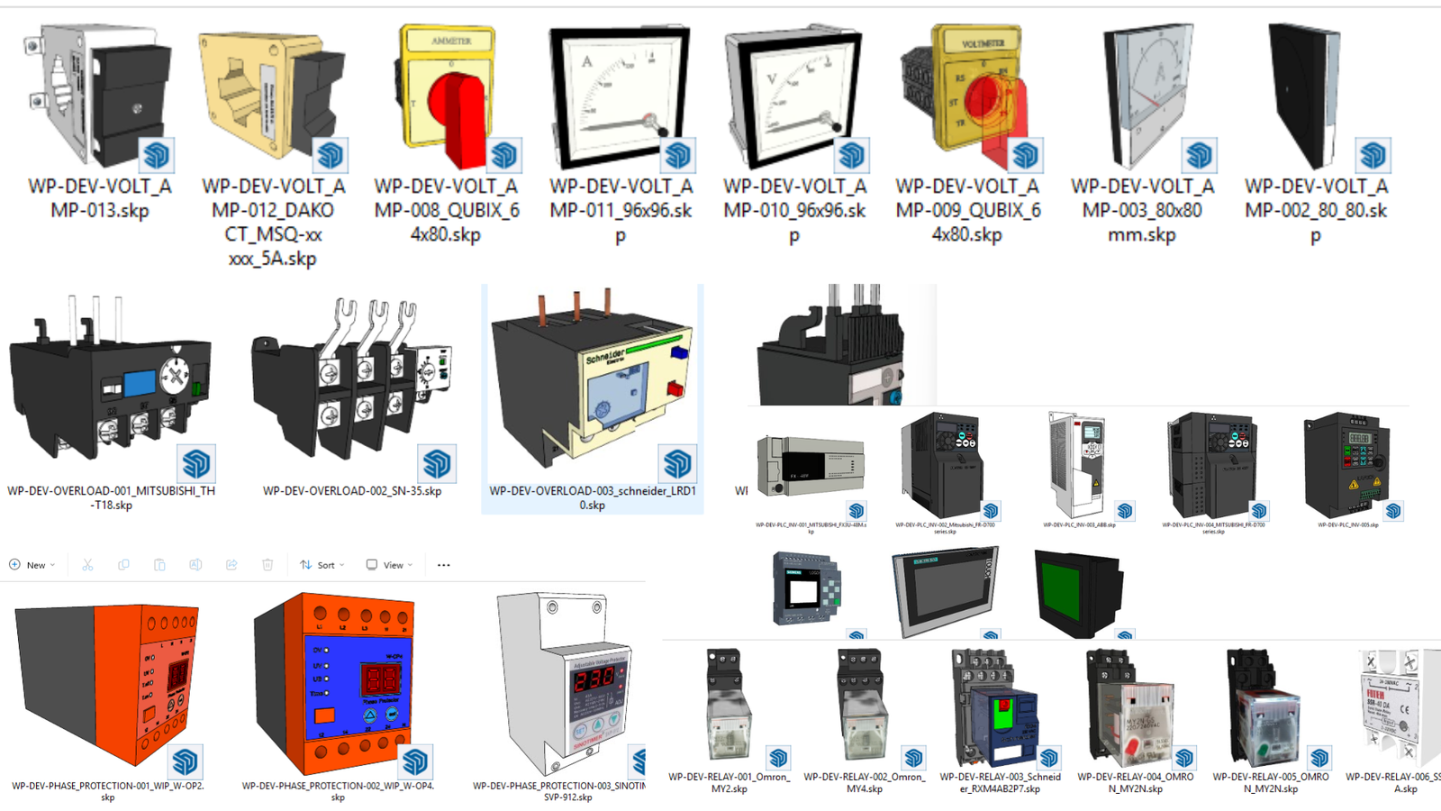 WP Control Panel Suite – ชุดปลั๊กอิน SketchUp ออกแบบตู้คอนโทรล BOQ + เดินสายไฟ 3D - Image 4