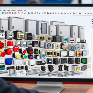 WP Control Panel Suite – ชุดปลั๊กอิน SketchUp ออกแบบตู้คอนโทรล BOQ + เดินสายไฟ 3D